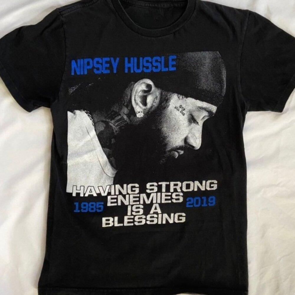 Rare Nipsey Hussle Having Strong Enemies Is A Blessing 1985-2019 Shirt